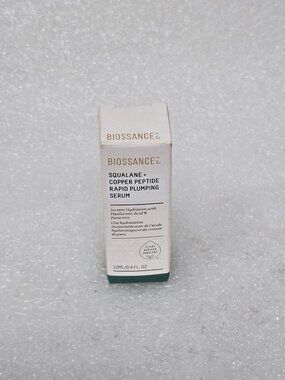 Biossance Squalane + Copper Peptide Rapid Plumping Serum .4 oz Travel Size